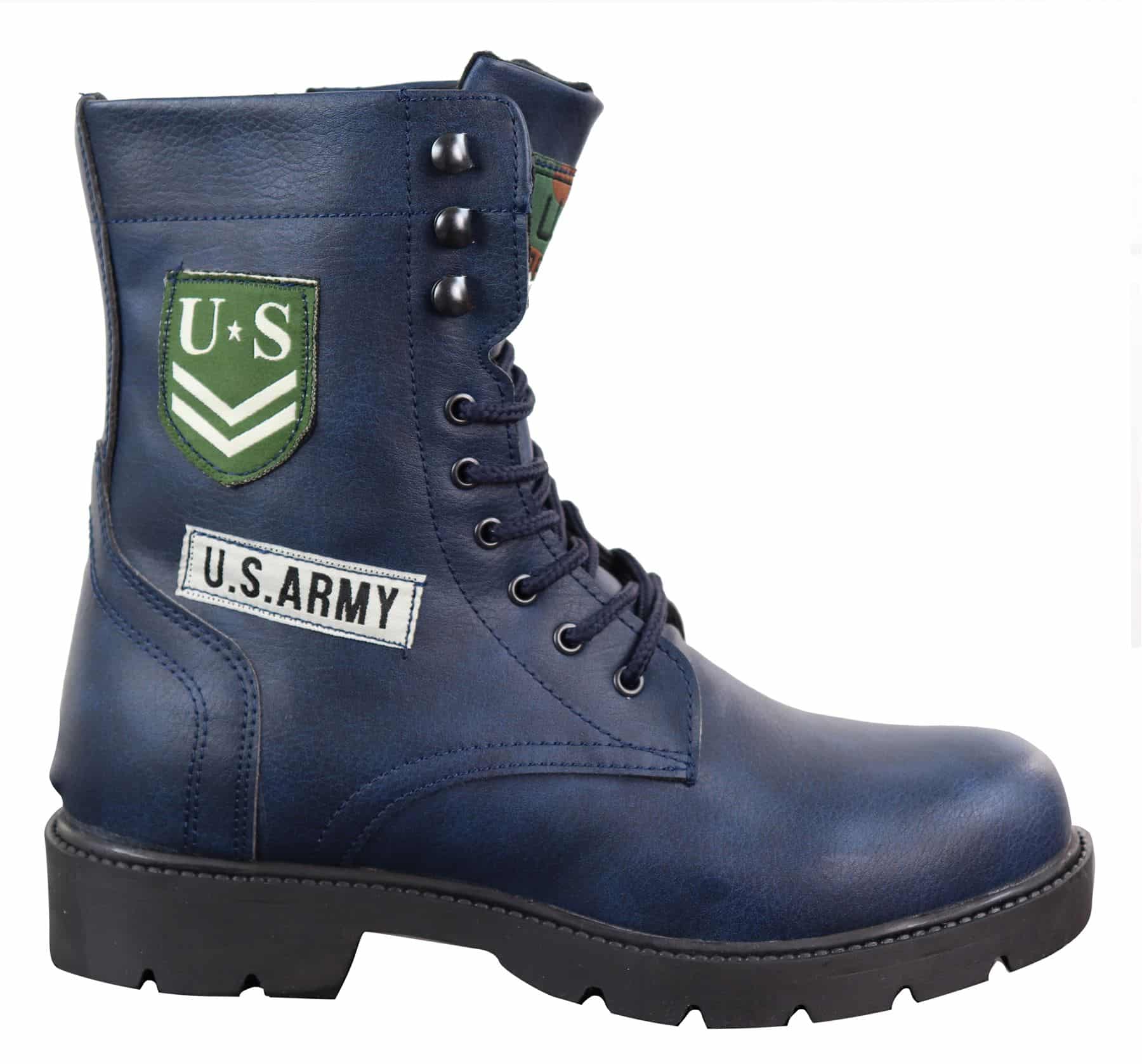 Mens U.S. Army Style Ankle Boots
