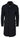 Mens Long Black Wool Overcoat