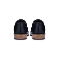 Mens Real Leather Classic Brogues Black Laced Shoes Smart Formal Leather Vintage