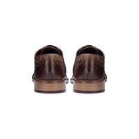 Mens Real Leather Vintage Shoes Brogues 1920s Suede Tweed Laced Shoes Smart Formal