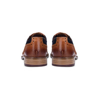 Mens Real Leather Vintage Shoes Brogues 1920s Suede Tweed Laced Shoes Smart Formal