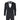 AK-22 - Men's Double Breasted Black Tuxedo Dinner Wedding Suit