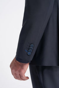 Bond - Men's Dark Navy Tailored Fit Blazer