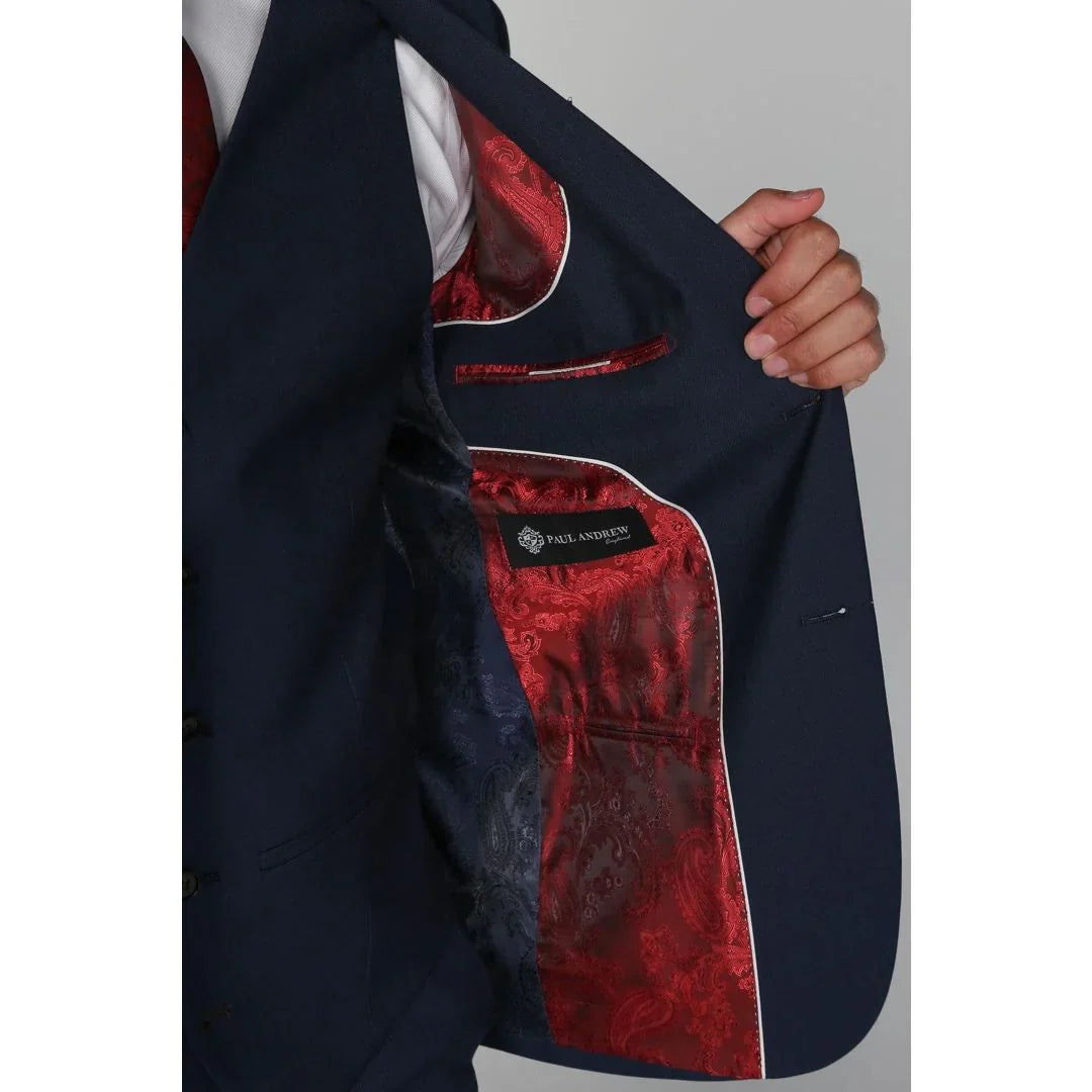 Calvin - Men's Navy Blazer