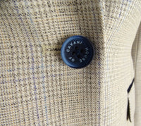 Ladies Tweed Cream Blazer