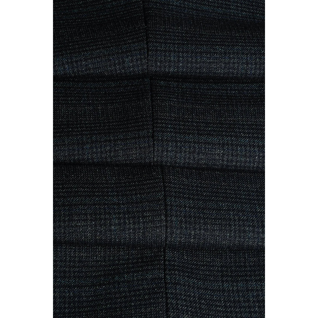 Caridi - Men's Olive Green Tweed Trousers