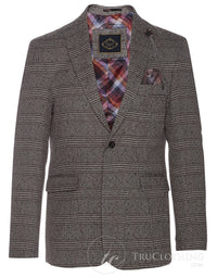 Cavani Dominic - Mens Brown Smart Vintage Blazer
