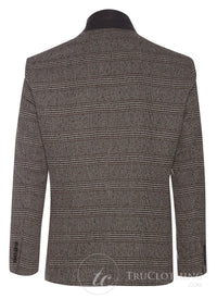 Cavani Dominic - Mens Brown Smart Vintage Blazer