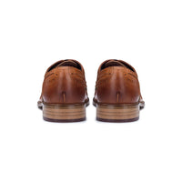 Mens Real Leather Vintage Shoes Brogues 1920s Suede Tweed Laced Shoes Smart Formal