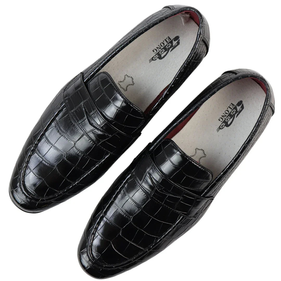 Men's Slip On Formal Black Loafers