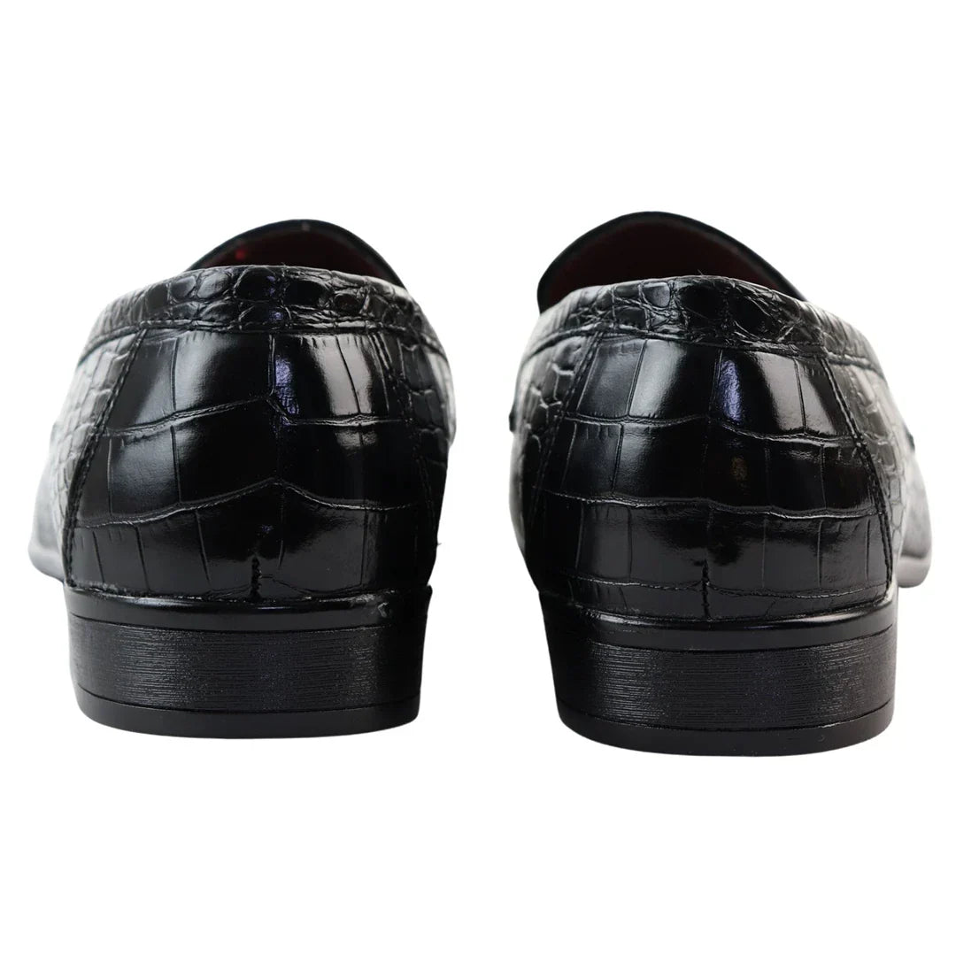 Men's Slip On Formal Black Loafers