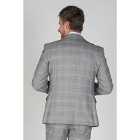 Francis - Men's Grey Check Blazer