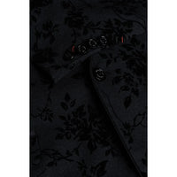 Georgi - Men's Black Floral Blazer