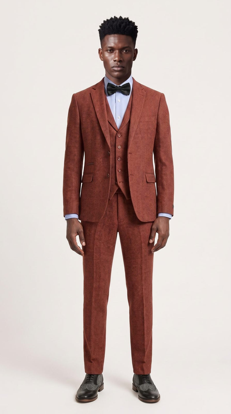 Rustic — Rust Tweed Groom — photo 2