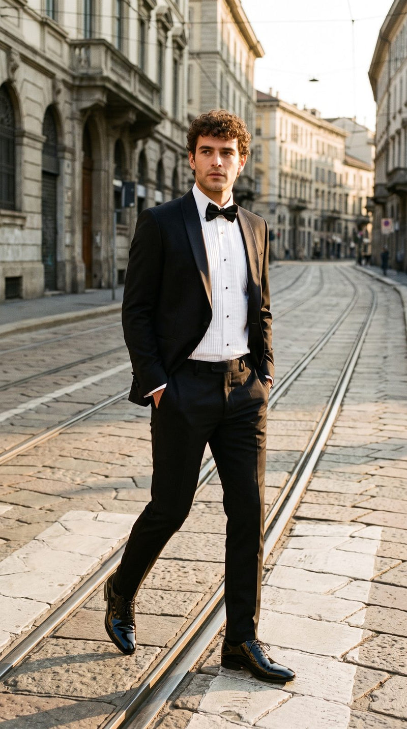 Black Tie — Classic Black Tie Groom — photo 4