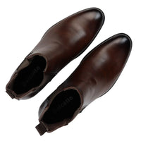 Men's Chelsea Slip On Brown Ankle Boots