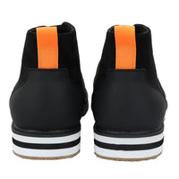 Men's Lace Up Suede Desert Black Boots