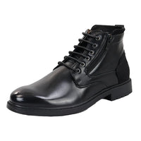 Men's Lace Up Black Ankle Boots