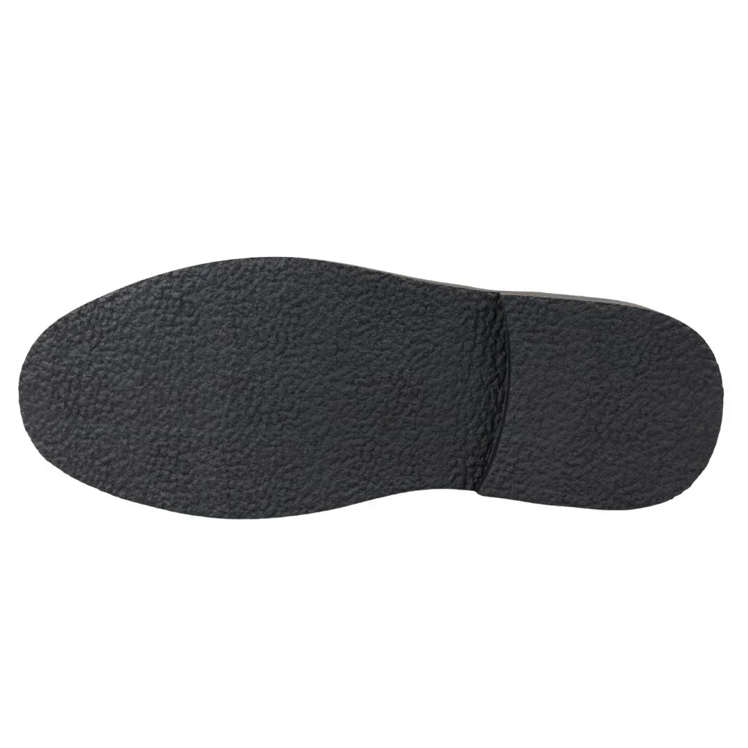 Mens's Chukka Desert Lace Up Black Ankle Boots