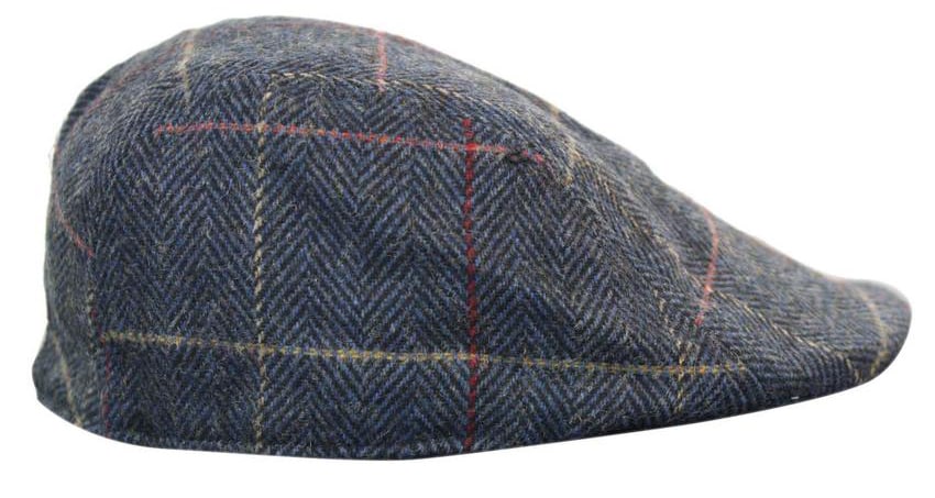 Marc Darcy Eton Mens Tweed Vintage Retro Grandad Flat Caps Hats Peaky Blinders Check Classic