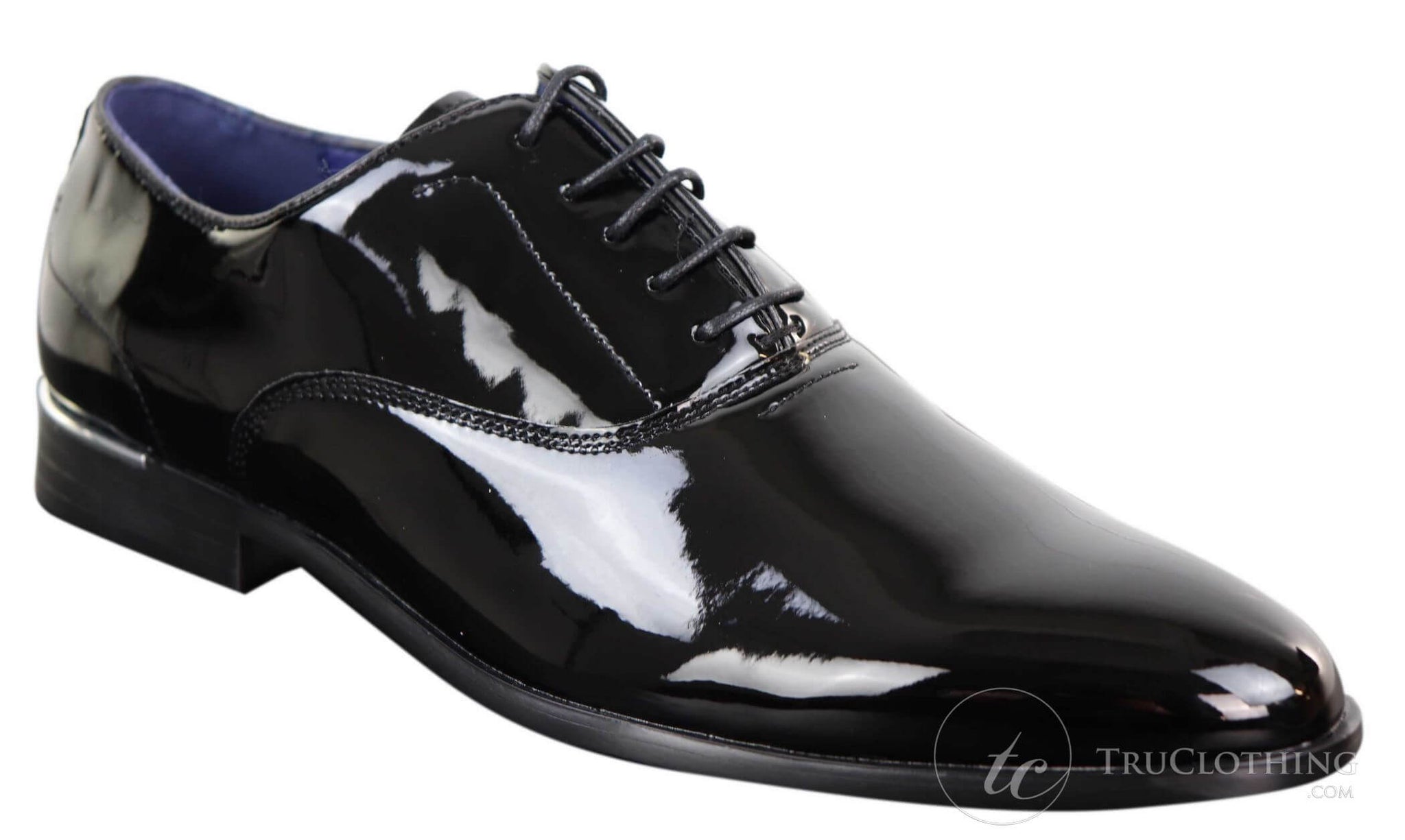 Mens Patent Shiny Formal Shoes