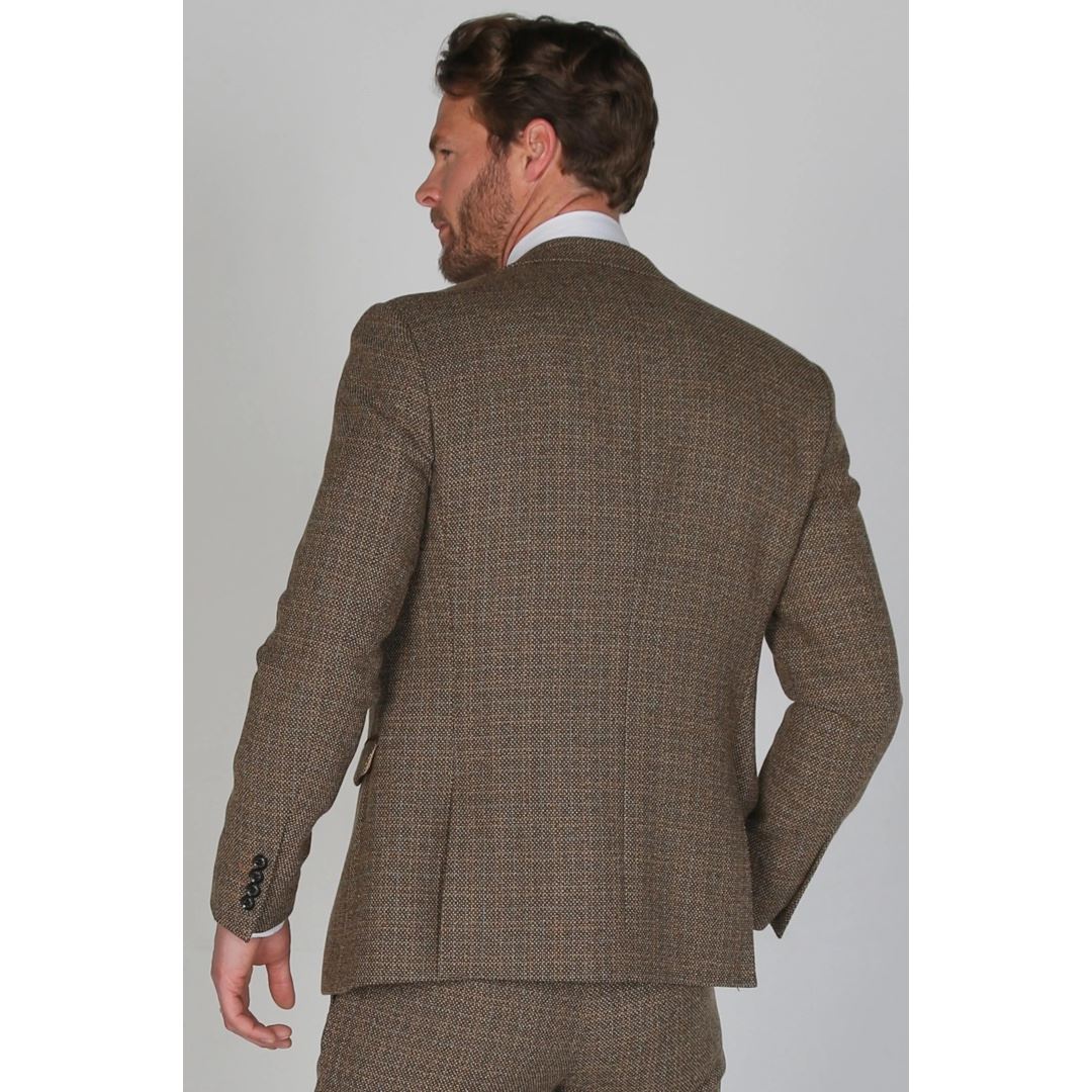 Ralph - Men's Tweed Brown Blazer
