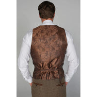 Ralph - Men's Tweed Brown Waistcoat