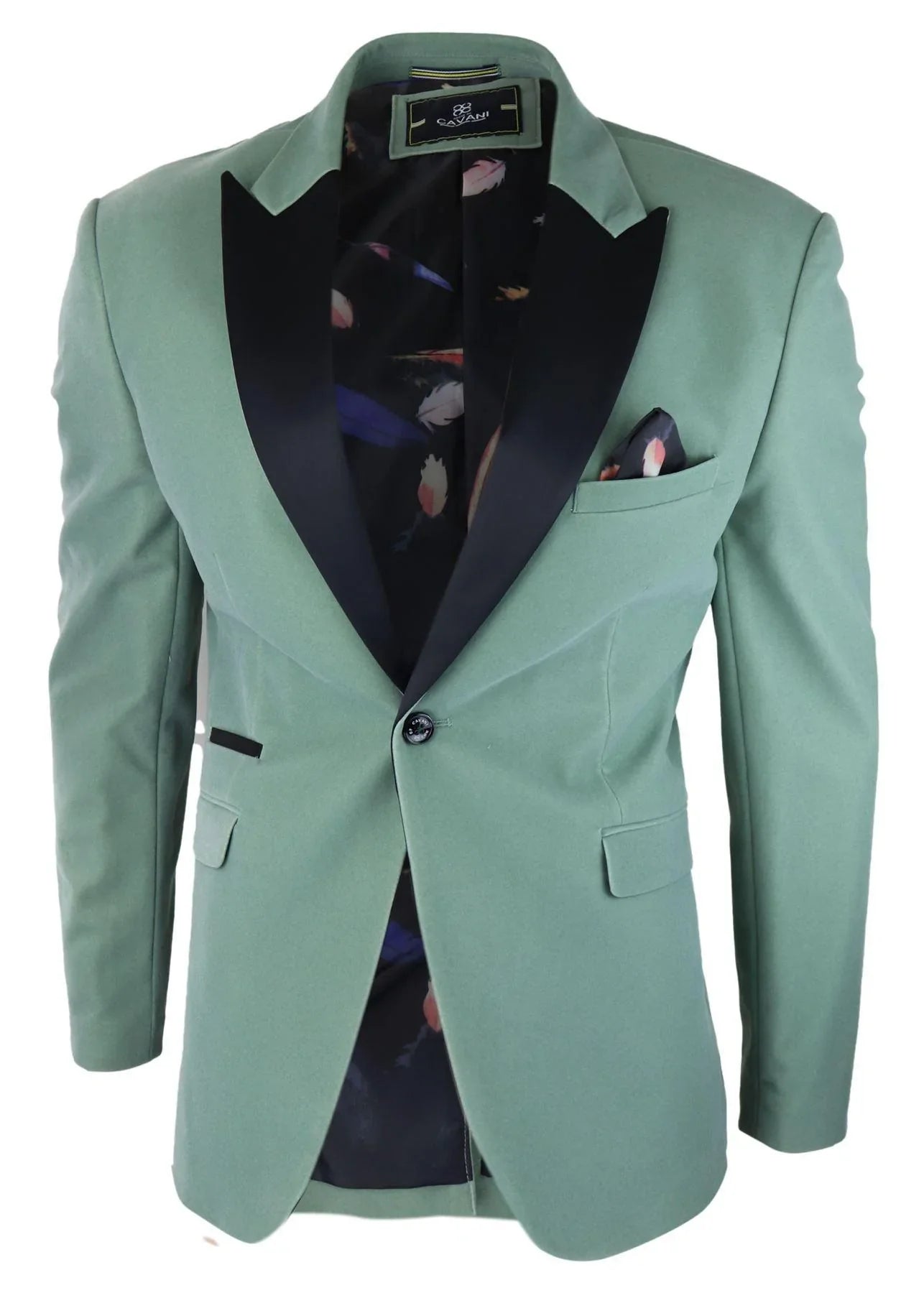 Mens Velvet Blazer Tuxedo Jacket Black Satin Lapel Pastel Blue Pink Green