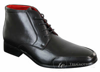 Rossellini Aldo Mens Laced Chelsea Dealer Ankle Boots Tan Brown Black Smart Casual Leather