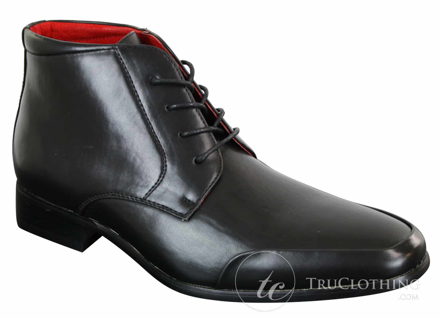 Rossellini Aldo Mens Laced Chelsea Dealer Ankle Boots Tan Brown Black Smart Casual Leather