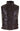 Mens Real Leather Waistcoat Gilet Quilted Puffer Design Warm Zip Casual Brown
