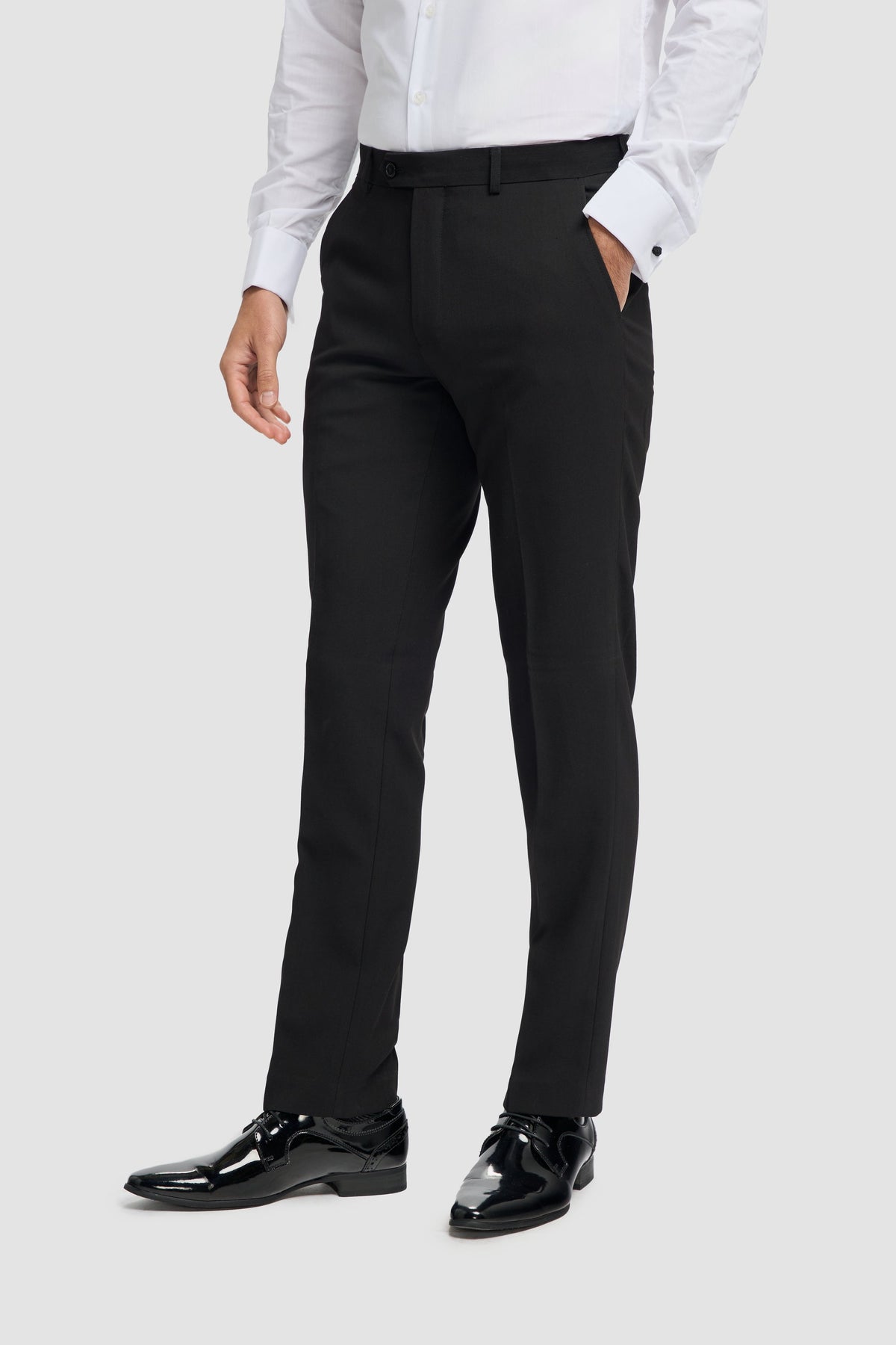 Tux - Men's Black Classic Tuxedo Trousers