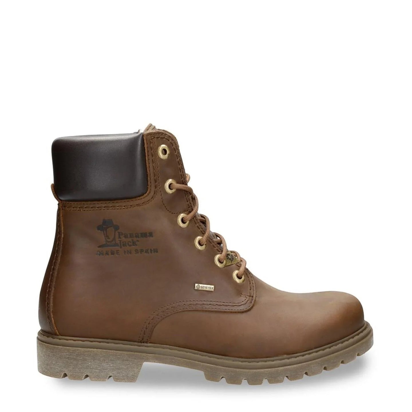 03 GTX C1 - Men's Bark Brown Waterproof Leather Ankle Boots