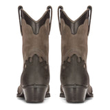 Mens High Western Boots Real Leather Black Riding Dancing Hunting Cowboy Vintage Pointed Toe