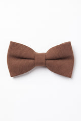Men’s Brown Double Layer Bow Tie