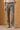 Men’s Sage Green 100% Linen Pleated Drawstring Trousers Relaxed Straight Fit