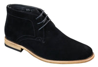 Mens PU Suede Ankle Boots