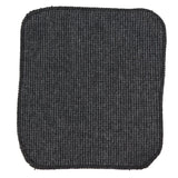 281 - Men's Charcoal Herringbone Tweed Wool Tie & Handkerchief 2"