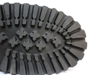 Unisex Real Leather Military Boots Black Ginders King Punk Rock Safety Steel Toe