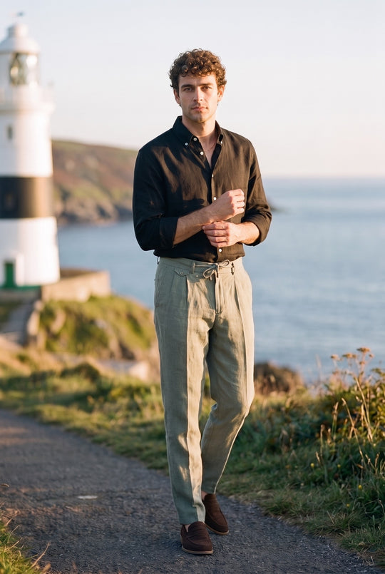 Open Linen Shirt