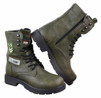 Mens U.S. Army Style Ankle Boots