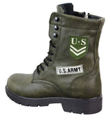 Mens U.S. Army Style Ankle Boots