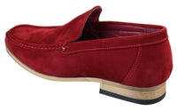 Patron 5588 Mens Smart Casual Slip On Square Suede Shoes Italian
