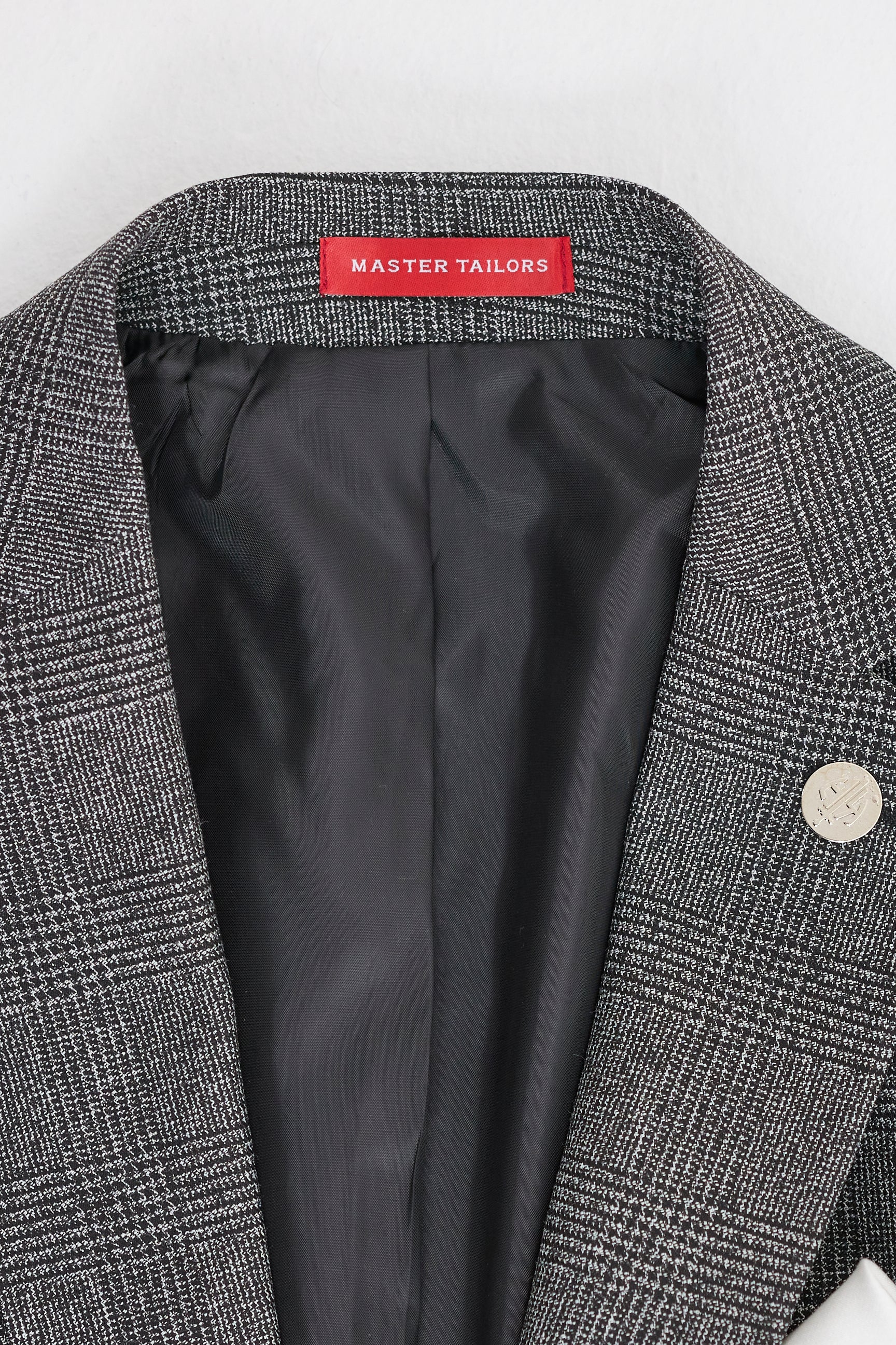 Men's Grey Glen Check 3 Piece Suit