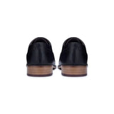 Mens Real Leather Classic Brogues Black Laced Shoes Smart Formal Leather Vintage