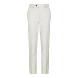 Boys 3 Piece Cream Tweed Wedding Party Check Suit Tailored Fit Smart Formal