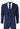Mens Navy 3 Piece Suit Tailored Fit Smart Formal Classic Wedding Retro Vintage