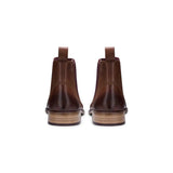 Mens Real Leather Chelsea Dealer Boots Slip On Smart Casual Retro VIntage Blinders Classic