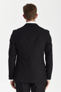 Harry - Men's Black 2 Piece Double Breasted Tuxedo Suit