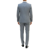Men's 3 Piece Blue Tailored Fit Suit